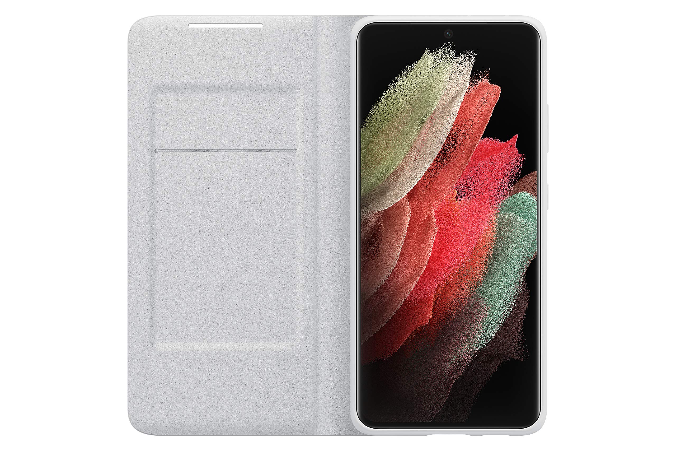 Amazon.com: Samsung Galaxy S21 Ultra Case, LED Wallet Cover